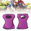 1 paio di ginocchiere regolabili 46x22 cm viola 15