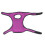 1 paio di ginocchiere regolabili 46x22 cm viola 12