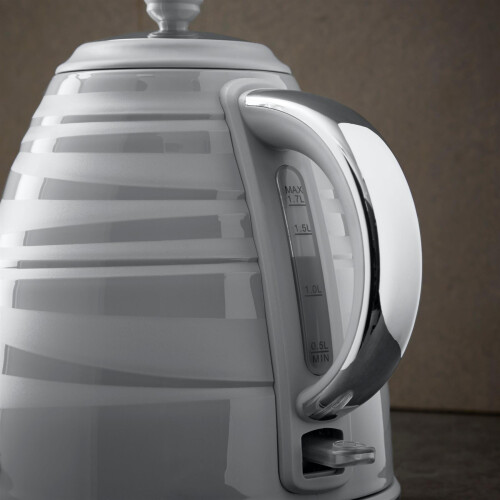 Swan Swan Symphony Kitchen Set, 1.7L Fast Boil Kettle & 2 Slice Toaster, Grey EEJB246 2