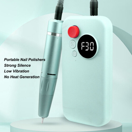 Vert 30000RPM Foreuse à ongles 2600mAh 138x23mm 2
