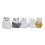 Ensemble de 5 peluches pour chat - fourrure synthétique, plastique 6