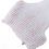 5,8 cm x 2 m Vendaje tubular blanco de malla elástica 12