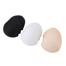 9 paia di cuscinetti in schiuma tripla - Taglia media, pelle/nero/bianco