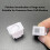 Pointe nano 7D 7x7 mm blanche puces d'aiguille de rechange 6