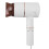 1000W Foldable Hair Dryer 3 Gears Adjustable Ionic Compact Ivory White Gold EU 13