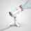 1000W Foldable Hair Dryer 3 Gears Adjustable Ionic Compact Ivory White Gold EU 8
