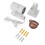 1000W Foldable Hair Dryer 3 Gears Adjustable Ionic Compact Ivory White Gold EU 2