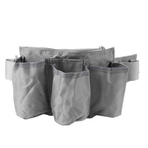 graue wasserdichte Oxford-Stoff-Gürteltasche mit 3 Taschen 1