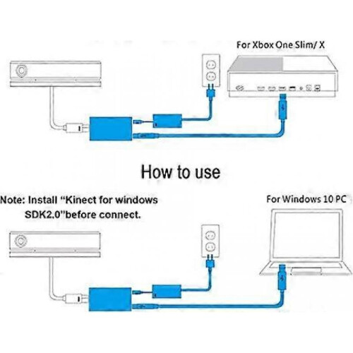 Kinect Adapter for Xbox One S Xbox One X and Windows PC 2