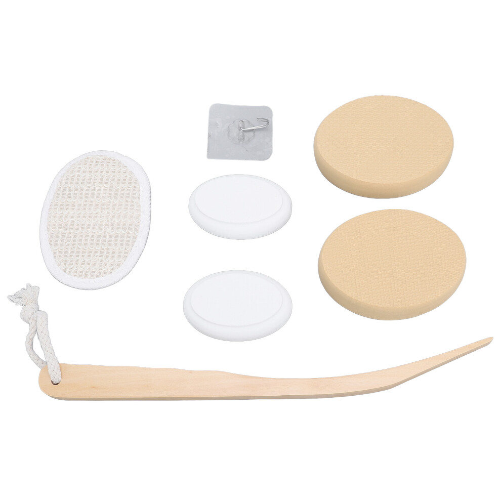 Back Lotion Applicator with Wooden Handle, Soft Reach for All Skincare