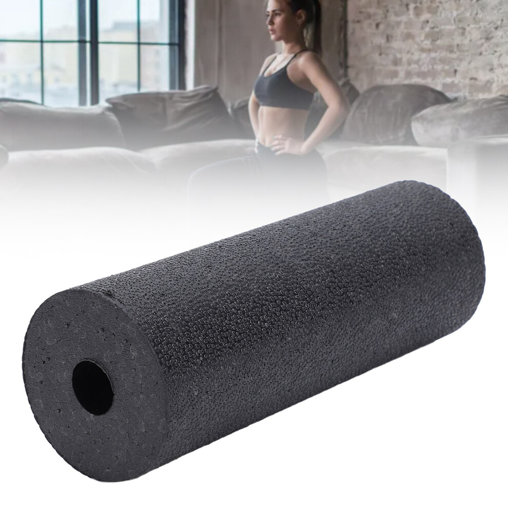Round Massage Roller for Muscle Relaxation Deep Tissue, Black