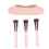 Set da 3 supporti in silicone per pennelli da trucco - da viaggio 2