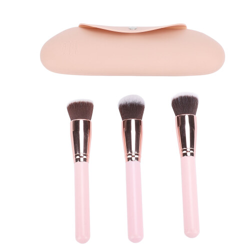 Set da 3 supporti in silicone per pennelli da trucco - da viaggio 1