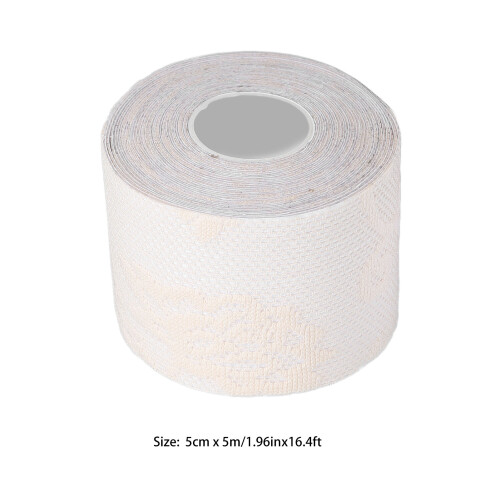 2 pièces Ruban de levage pour le buste, dentelle abricot, 5 cm x 5 m 1