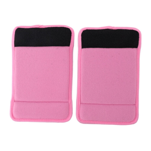 2 pezzi cuscino per manico del deambulatore 14,5x23 cm rosa 1