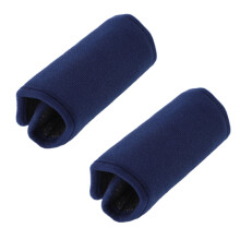 2 piezas de almohadillas para manijas de andador antideslizantes azul marino 14,5x23cm