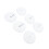 28 pezzi Portapad G Tube da 8 cm, bianco, cotone di bambù 13