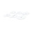 28 pezzi Portapad G Tube da 8 cm, bianco, cotone di bambù 7