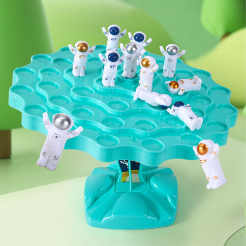 Balance Tree Game Toy Puzzle, 48 pcs, Blue, Plastic Educational 2