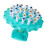 Balance Tree Game Toy Puzzle, 48 pcs, Blue, Plastic Educational 12