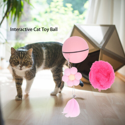 Palla giocattolo interattiva per gatti 1 x AA ABS/Tessuto 2