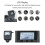 LCD Makro-Ringblitzlicht 48 LEDs 9 Adapterringe 2 Farbdiffusoren 4