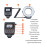 LCD Makro-Ringblitzlicht 48 LEDs 9 Adapterringe 2 Farbdiffusoren 8