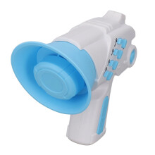 Sky Blue Mini Plastic Voice Changer Toy – Handheld Megaphone for Kids