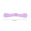 2 pièces Porte-cils Wave 2,7  17,5 cm Pourpre Rose Rouge 2