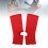 Breathable Ankle Brace Socks, Comfortable Compression Sleeve for Sports Red S 1