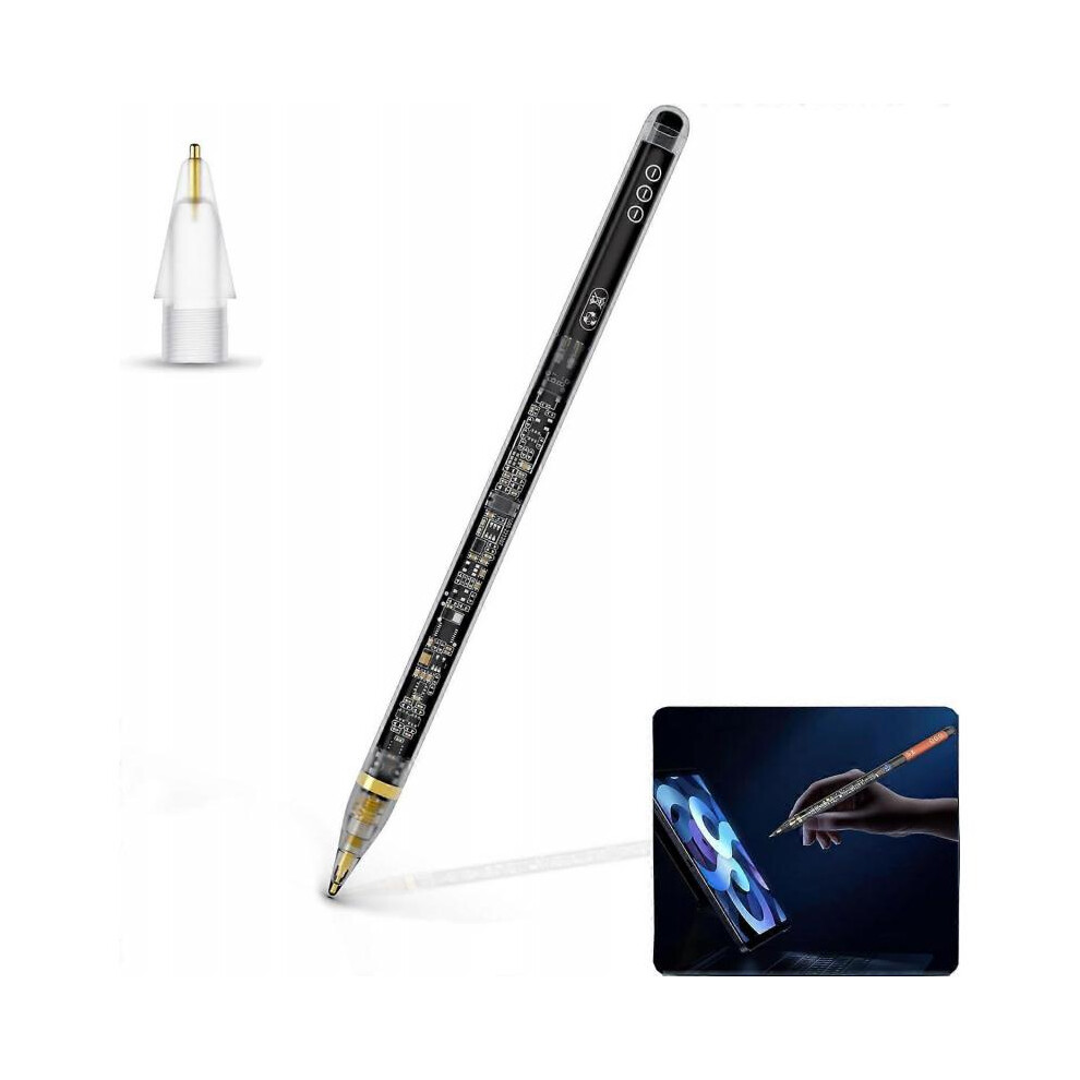 Stylus Pen For Ipad Transparent Pen Compatible With Apple Ipad 6/7/8/9/10, Ipad Mini 5/6, Ipad Air 3/4/5, Ipad Pro 11"/12.9"
