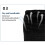 Breathable Ankle Brace Socks, Cotton & Polyester, M, Black 6