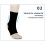 Breathable Ankle Brace Socks, Cotton & Polyester, M, Black 10