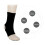 Breathable Ankle Brace Socks, Cotton & Polyester, M, Black 9