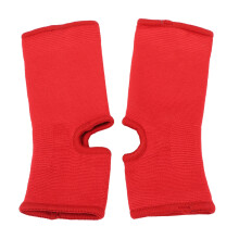 1 paire de chaussettes de soutien pour la cheville rouge taille L manchon de compression