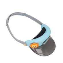 Cappello con ventola per bambini 3-Velocità senza pale USB 300mAh Blu