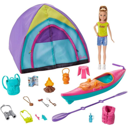 Barbie Barbie Team Stacie Summer Camp Doll and Playset 2