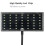 CT-88A 12 W 14,7  12,8  8 cm Éclairage LED d'aquarium noir 6