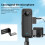 Support d’extension de micro en aluminium pour caméra d’action X4 4