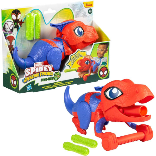 Nerf Marvel Spidey Amazing Friends Dino Spidey Nerf Web Launcher 1