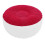 Taburete inflable flocado rojo 62x62x31cm 208g 3