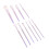 Set di 10 pennelli da trucco - setole in nylon viola 12