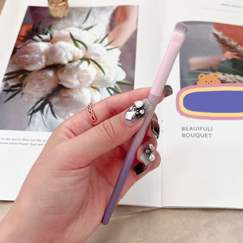 Set di 10 pennelli da trucco - setole in nylon viola 2