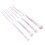 Set di 10 pennelli da trucco - setole in nylon viola 16