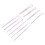 Set di 10 pennelli da trucco - setole in nylon viola 8