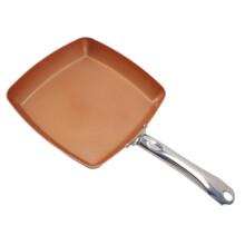 24cm Aluminium-Quadratbratpfanne Antihaft, 26oz