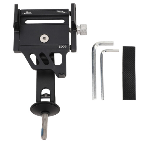 Support de téléphone pour potence de vélo en alliage d'aluminium réglable 1