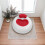 Inflatable PVC Flocking Heart-Shaped Sofa 110x110x70cm Red 8