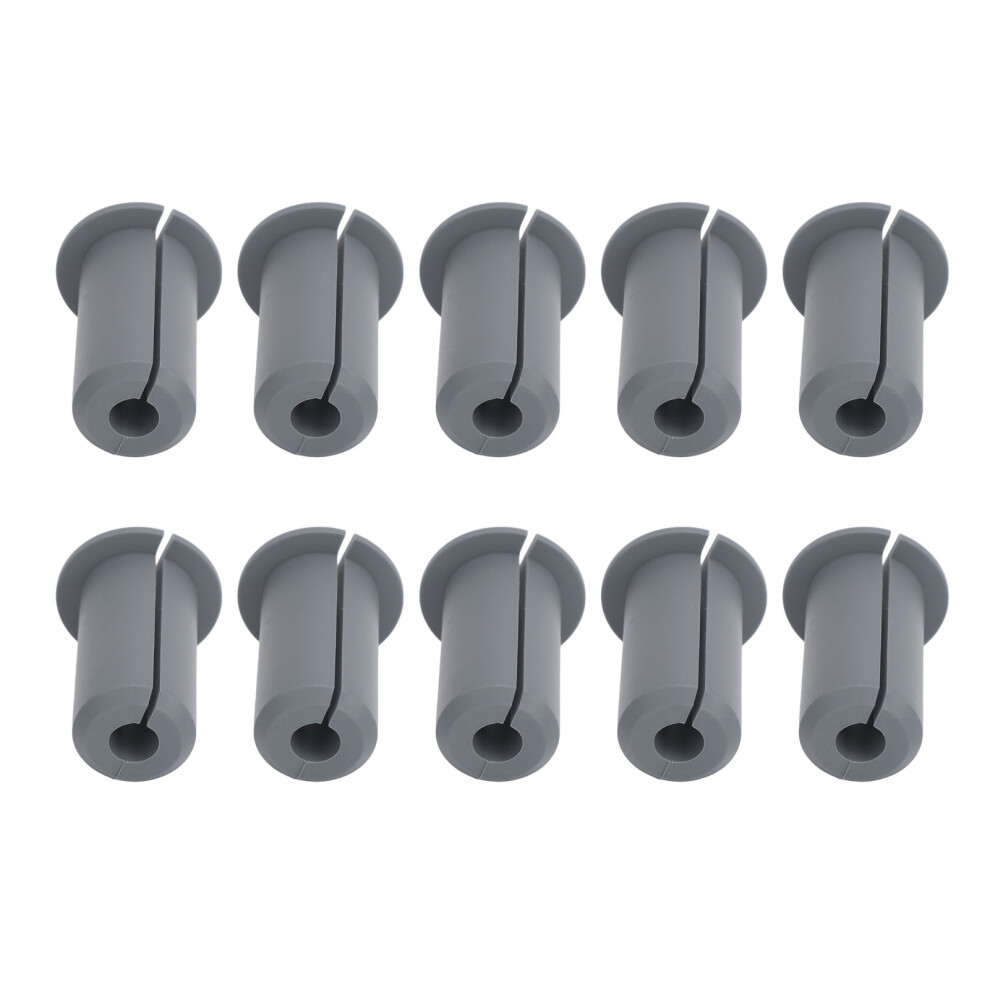 10Pcs Cable Routing Kit For Starlink Silicone Bushing Wall Grommet Grey 0.75In 9481335044043