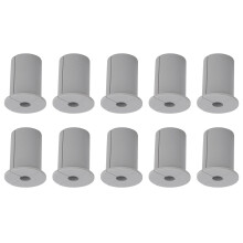 Kit di instradamento cavi in silicone da 10 pezzi 31,538 mm grigio